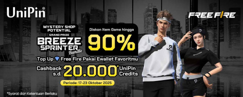 Mystery Shop Free Fire Datang Lagi! Ekstra Hemat hingga 20.000 dengan Top Up Diamond Pakai Ewallet!